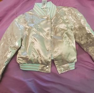 Disney Elsa Jacket Frozen Silver Shiny
